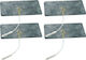 FIAB SpA Sticker Physiotherapy Electrode L4.5xW9.8cm 4pcs