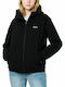 Emerson Women's Short Sports Jacket for Winter with Hood Black