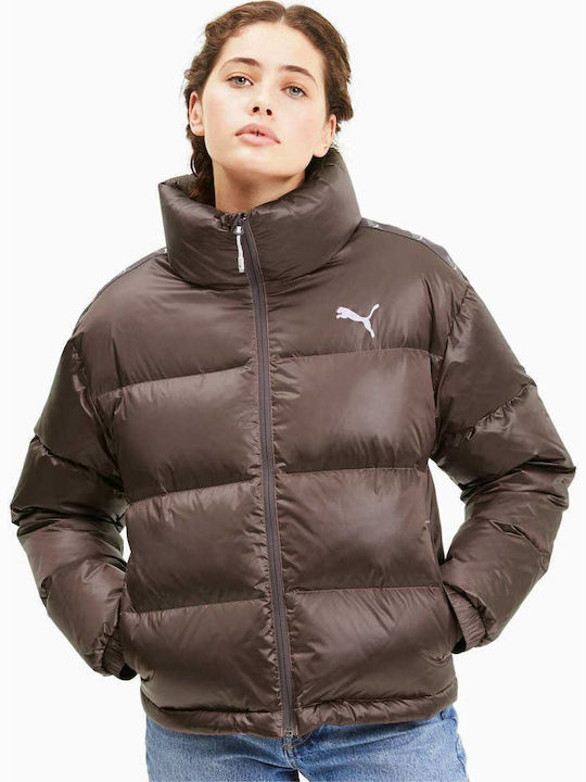 PUMA Shine Down Μπουφάν Puffer Καφέ