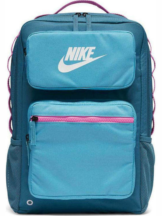 Nike Future Pro Kid's Schulranzen Rucksack Junior High-High School in Hellblau Farbe