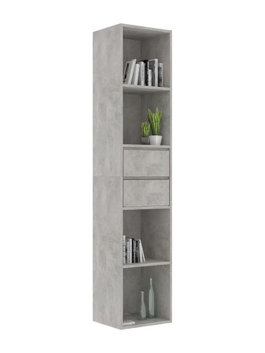 Bookcase Grey 36x30x171cm