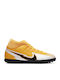 Superfly 7 Club TF Kids Turf Soccer Shoes with Sock Yellow
