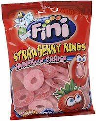 Fini Confectionery Rings with Strawberry Flavour Gluten Free 100gr