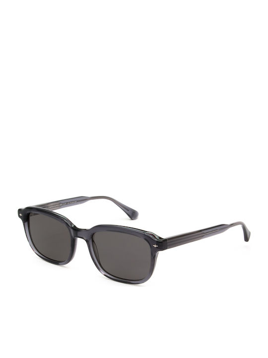 Gigi Barcelona Bowie Unisex Sunglasses with Gray Plastic Frame and Gray Lens 6535/4