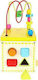 Shape Sorting Toy Learning Cube made of Wood for 36++ Months