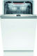 Bosch SPV6EMX11E Πλήρως Εντοιχιζόμενο Πλυντήριο Πιάτων με Wi-Fi για 10 Σερβίτσια Π44.8xY81.5εκ. Λευκό