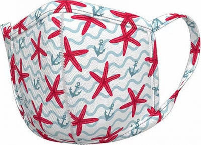 Urban Zac 2.0 Face Mask with Ear Loops Starfish 1τμχ
