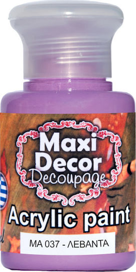 Maxi Decor Acrylic Color Paint Decoupage Purple 60ml