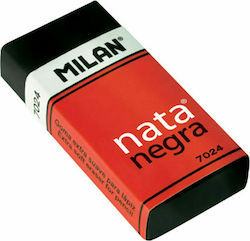 Milan Eraser for Pencil and Pen Nata 1pcs Black Milan Eraser for Pencil and Pen Nata 1pcs Black