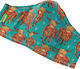 Eco Chic Face Cover Mini Teal Highland Cow 1τμχ