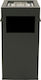 Pam & Co Metallic Waste Bin 90lt Black