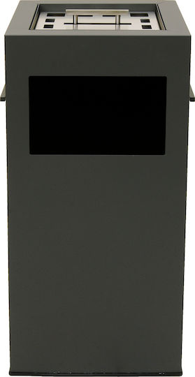 Pam & Co Metallic Waste Bin 90lt Black