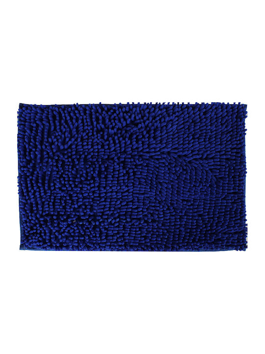 Keskor Πατάκι Μπάνιου Microfiber 563206-2 Μπλε 39x60εκ.