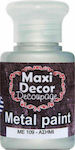 Maxi Decor Μεταλλικό Χρώμα Argintiu 60gr 60ml 1buc ME109