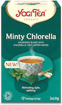 Yogi Tea Minty Chlorella Herbs Blend Organic Product 17 Bags 34gr