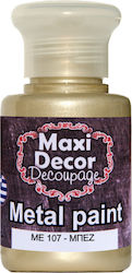 Maxi Decor Metallic Color Paint Decoupage Beige...