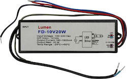 Dimabil reglabil Sursă de alimentare LED Putere 20W cu tensiune de ieșire 12V Adeleq