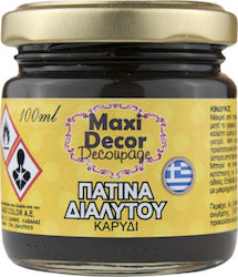 Maxi Decor Πατίνα Διαλυτού Πατίνα Decoupage 100ml