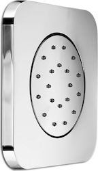 Almar Kuky Square Showerhead 12.5x12.5cm Chrome