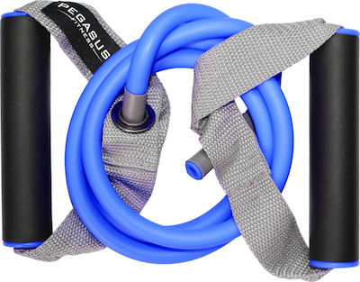 Pegasus Gymtube Resistance Band Moderate with Handles Blue