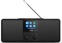 Philips TAR8805 Tabletop Radio Electric DAB+ with Bluetooth and USB Black