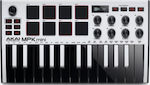 Akai Midi Keyboard MPK Mini MK3 με 25 Πλήκτρα σε Λευκό Χρώμα