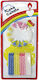 HOMie Birthday candles & base Birthday Candle Regular Multicolored 24pcs GN31043
