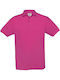 B&C Safran Men's Promotional T-Shirt Short Sleeve in Fuchsia Color