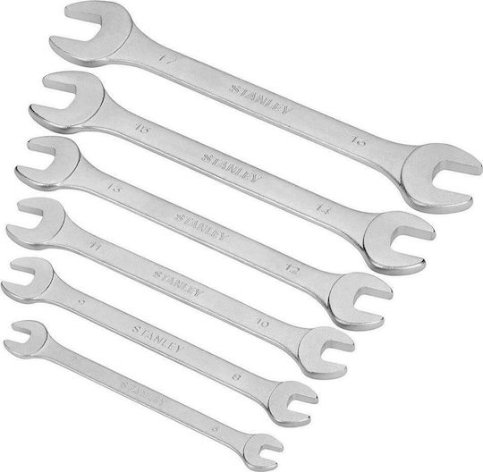 Stanley Set de 6 Chei Germane cu Dimensiunea Capetelor de la 7mm la 17mm Maxi Drive Plus