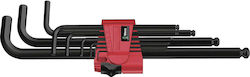 Wera Set 9 Inbusschlüssel in L-Form 950/9 Hex-Plus