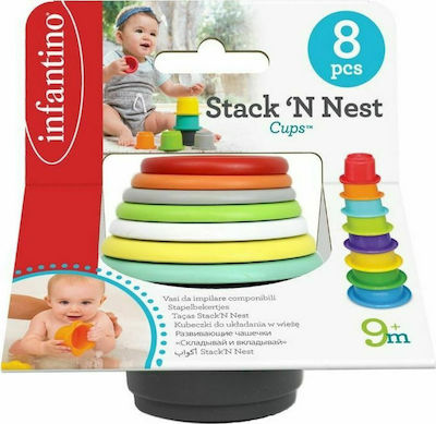 Infantino Stacking Toy Stack N Nest for 9++ Months