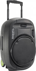 Ibiza Sound Lautsprecher Karaoke mit Kabellosem Mikrofon PORT15VHF-MKII