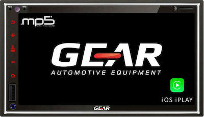 Gear GR-AV55BT Ηχοσύστημα Αυτοκινήτου Universal 2DIN (Bluetooth/USB/AUX) με Οθόνη Αφής 6.9"