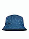 Buff Kinderhut Eimer Stoff Hat Arrows Denim Blau