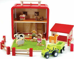 Zenit Toys Φάρμα Casa de păpuși din lemn