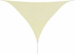 vidaXL Triangular Shade Sail Ecru 5m made of Oxford fabric