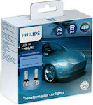 Philips Λάμπες Αυτοκινήτου Ultinon Essential HB3-9005 / HB4-9006 LED 6500K Ψυχρό Λευκό 12-24V 19W 2τμχ