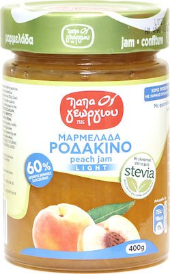 Παπαγεωργίου Marmelade Pfirsich mit Stevia 400gr