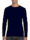 Gildan Softstyle 64400 Men's Long Sleeve Promotional Blouse Navy Blue