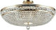 Maytoni Ottilia Vintage Ceiling Light with Socket E14 with Crystals 65pcs Gold