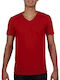 Gildan 64V00 Men's Short Sleeve Promotional T-Shirt Red