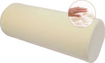 Amve Visco Orthopädisches Kissen Zylindrisch mit Memory Foam 42x16cm in Beige Farbe 13531