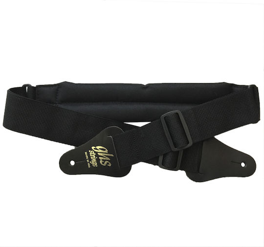 GHS Strings Padded Guitar Strap Black