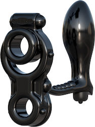 Pipedream Fantasy C-Ringz Ironman Ass-Gasm Cock Ring Schwanz & Hoden mit Analplug Schwarz