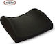 Johns Waist Pillow with Memory Foam 35x34x12cm in Black Colour 11716