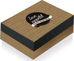 Disposable Steakhouse Paper Box 22x22x4cm 10pcs Bon Appetit