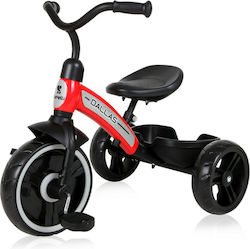 Lorelli Dallas Kids Tricycle with Storage Basket for 2-6 Years Red