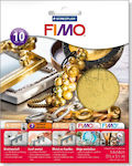 Staedtler Fimo Leaf Metal Gold 10τμχ