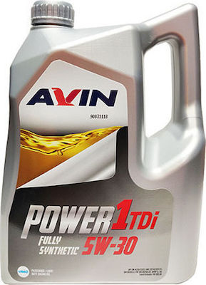 Avin Λάδι Αυτοκινήτου Power 1 TDi 5W-30 4lt