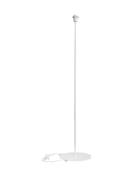 Heronia FLB-03 Floor Lamp H120cm. with Socket for Bulb E27 White